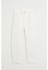 mango - Mango - Jeansy Slouchy. Kolor: biały. Materiał: jeans. Wzór: gładki #6
