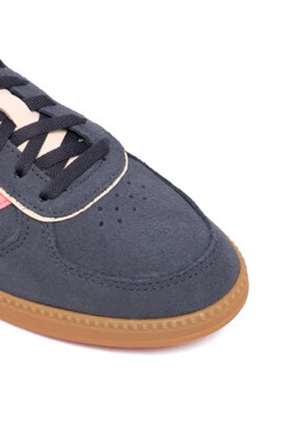 Adidas - adidas Sneakersy Breaknet Sleek IH5467 Granatowy. Kolor: niebieski. Materiał: skóra, zamsz