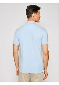La Martina Polo Piquet CCMP02 PK001 Błękitny Slim Fit. Typ kołnierza: polo. Kolor: niebieski. Materiał: bawełna #3