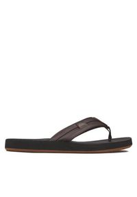 Quiksilver Japonki AQYL100886 Brązowy. Kolor: brązowy. Materiał: skóra #6