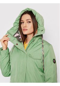 Femi Stories Parka Zino Zielony Regular Fit. Kolor: zielony. Materiał: syntetyk #5