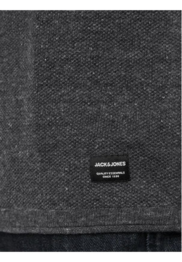 Jack & Jones - Jack&Jones Sweter Hill 12157321 Szary Regular Fit. Kolor: szary. Materiał: bawełna
