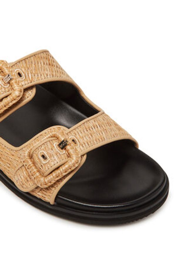 BOSS Klapki Freyah Slide 50542333 Beżowy. Kolor: beżowy. Materiał: syntetyk