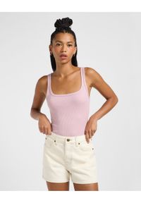 Lee - DAMSKA KOSZULKA LEE SQUARE TANK SOFT MAUVE 112363644 #1