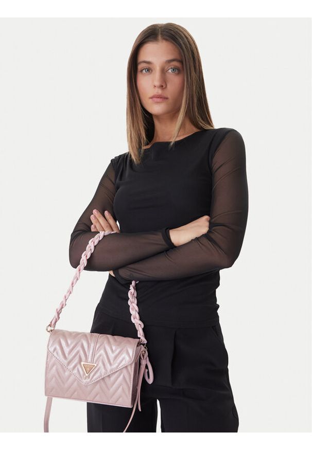 Guess Torebka J6GZ06 W4090 Różowy. Kolor: różowy. Materiał: skórzane
