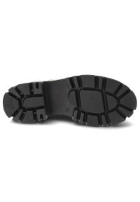 Brązowe Botki Lemar Damskie Modne Skórzane Buty. Kolor: brązowy. Materiał: skóra #4