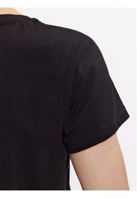 Liu Jo Sport T-Shirt TF3084 J0088 Czarny Regular Fit. Kolor: czarny. Materiał: bawełna. Styl: sportowy #4
