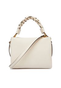 Coccinelle Torebka BOHEME GRANA DOUBLE Biały. Kolor: biały. Materiał: skórzane #4