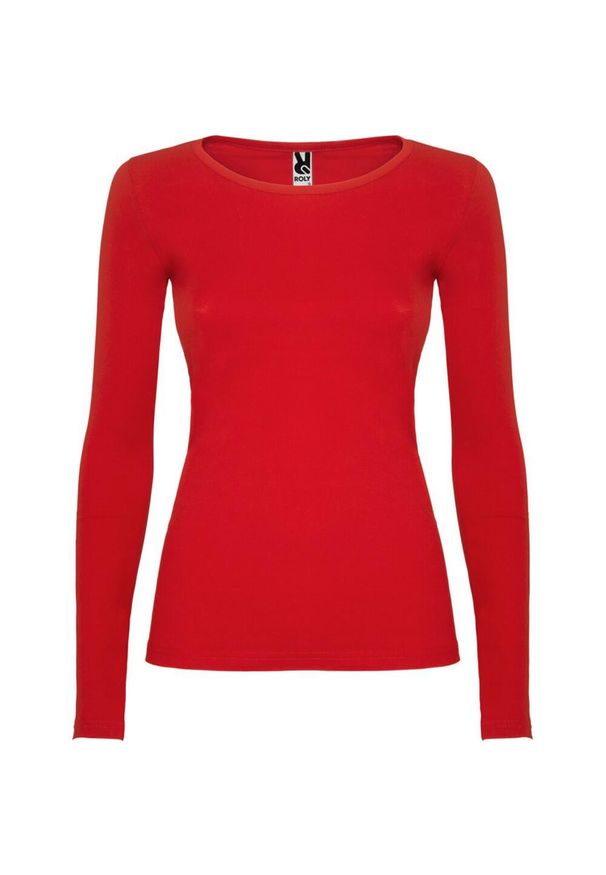 ROLY - Damska Koszulka Z Długim Rękawem Extreme. Kolor: czerwony. Długość rękawa: długi rękaw. Długość: długie. Sport: turystyka piesza