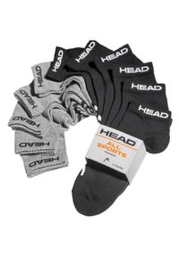 Head Elements Skarpety Sneaker 11 par Czarny-Szary 43-46. Kolor: czarny, szary, wielokolorowy. Materiał: bawełna, materiał. Sport: kolarstwo