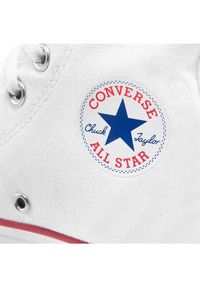 Converse Trampki All Star Hi M7650C Biały. Kolor: biały. Materiał: materiał