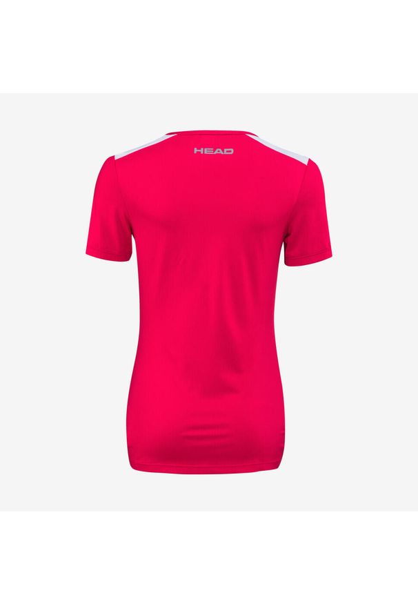 Head - T-Shirt damski CLUB 22 Tech. Kolor: różowy. Materiał: jersey, poliester, materiał