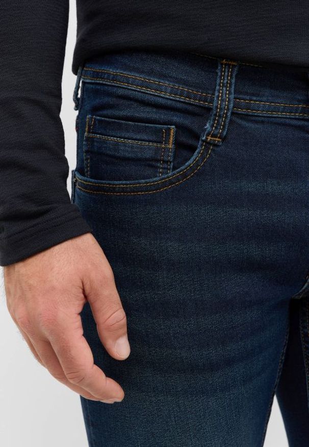 Męskie Spodnie jeansowe Mustang Style Oregon Slim Denim Blue 1016802 5000 903