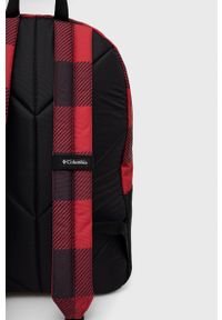 columbia - Columbia Plecak kolor czerwony duży z nadrukiem. Kolor: czerwony. Wzór: nadruk #5