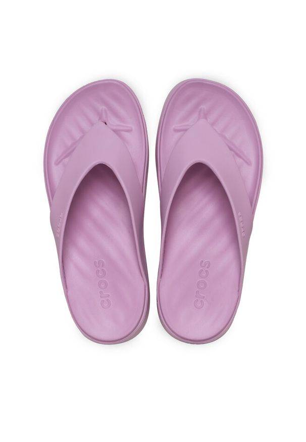 Japonki Crocs. Kolor: różowy. Obcas: na platformie