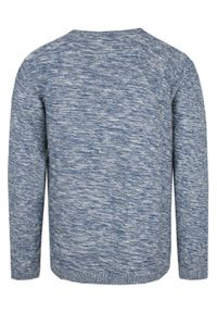 Oryginalny Sweter Męski Pioneer – Bawełna – Melanżowa Tkanina - Niebieski. Kolor: niebieski. Materiał: bawełna. Wzór: melanż. Sezon: lato #3
