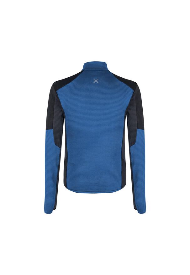 MONTURA - Bluza softshellowa męska Montura Stretch Color Maglia rozpinana. Kolor: niebieski