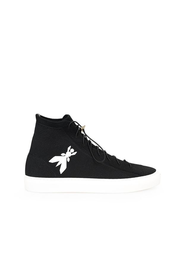Patrizia Pepe Sneakersy | 2V9437/A5B2 | Kobieta | Czarny. Zapięcie: bez zapięcia. Kolor: czarny. Materiał: tkanina. Szerokość cholewki: normalna