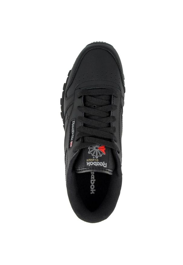 Buty do chodzenia dla dzieci Reebok Classic Leather. Zapięcie: sznurówki. Kolor: czarny. Materiał: guma, materiał, syntetyk. Szerokość cholewki: normalna. Model: Reebok Classic. Sport: turystyka piesza