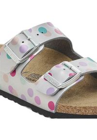 Klapki dla dzieci Birkenstock Arizona Kids Bs. Kolor: biały. Materiał: materiał, syntetyk