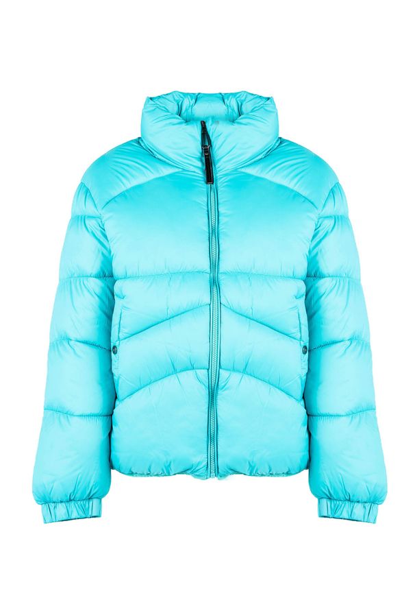 Silvian Heach Kurtka | PGA22153PI | Kobieta | Zielony. Okazja: na co dzień. Typ kołnierza: kołnierzyk stójkowy. Kolor: zielony. Materiał: poliamid. Styl: casual