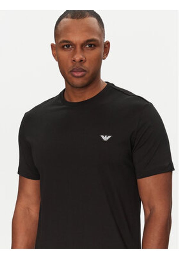 Emporio Armani Underwear T-Shirt EM000574 AF12335 UC001 Czarny Regular Fit. Kolor: czarny. Materiał: bawełna