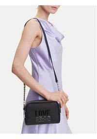 Love Moschino - LOVE MOSCHINO Torebka JC4255PP0MKD000B Czarny. Kolor: czarny. Materiał: skórzane #6