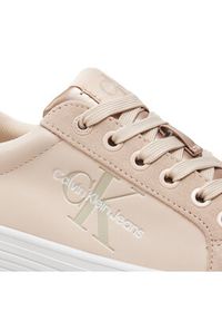 Calvin Klein Jeans Sneakersy Bold Vulc Flatf Low Mix Ml Mtr YW0YW01492 Beżowy. Kolor: beżowy #5