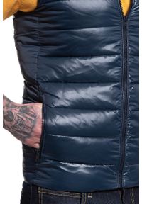 Wrangler - WRANGLER PUFFER VEST NAVY W4A3XT114. Materiał: puch #5