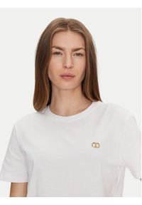 TwinSet - TWINSET T-Shirt 251TP2074 Biały Regular Fit. Kolor: biały. Materiał: bawełna #3
