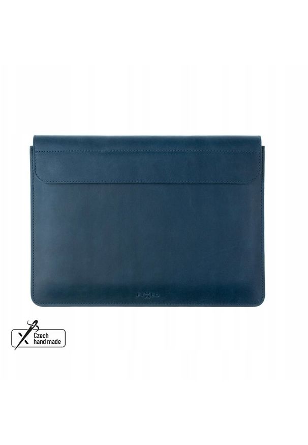 Etui Fixed Skórzane etui FIXED Oxford dla Apple MacBook Pro 16" (2019 a nowoczesny) niebieski. Kolor: niebieski. Materiał: skóra