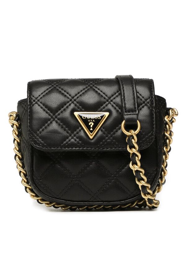 Guess Torebka Giully (QA) Mini Bags HWQA87 48730 Czarny. Kolor: czarny. Materiał: skórzane