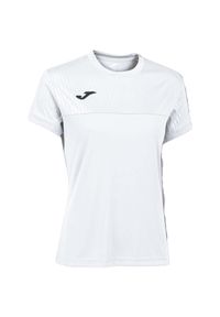 Koszulka do tenisa damska Joma Montreal. Kolor: biały. Sport: tenis