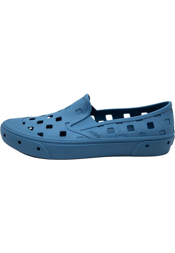 Buty surfingowe Vans Slip-On Trek, Dla obu płci. Zapięcie: bez zapięcia. Kolor: niebieski. Materiał: materiał