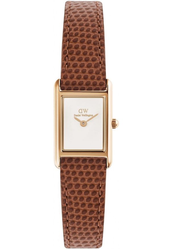 Zegarek Daniel Wellington Zegarek damski Daniel Wellington DW00100909 brązowy. Kolor: brązowy