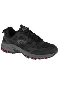 skechers - Buty trekkingowe męskie Skechers Hillcrest. Zapięcie: sznurówki. Kolor: czarny. Materiał: materiał, skóra. Szerokość cholewki: normalna. Sport: turystyka piesza