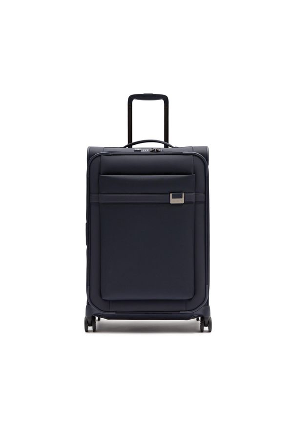 Średnia Materiałowa Walizka Samsonite Airea 133625-1247-1CNU Dark Blue. Kolor: niebieski. Materiał: materiał