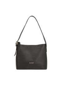 Kazar - Skórzana czarna torebka w minimalistyczny stylu. Kolor: czarny. Materiał: skórzane. Styl: casual, klasyczny. Rodzaj torebki: na ramię #1