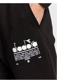 Diadora Spodnie dresowe Unisex Manifesto 502.179480 Czarny Loose Fit. Kolor: czarny. Materiał: bawełna, dresówka