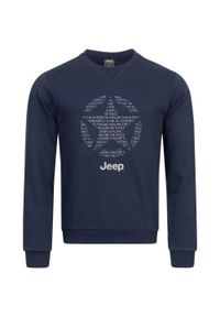 Jeep Męska Okrągła Bluza z Gwiazdą - Komfort i Styl. Kolor: wielokolorowy. Materiał: poliester, bawełna #1