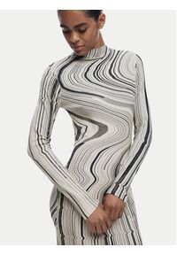 Desigual Sukienka codzienna Chiara 25WWVK35 Beżowy Slim Fit. Okazja: na co dzień. Kolor: beżowy. Materiał: wiskoza. Typ sukienki: proste. Styl: casual