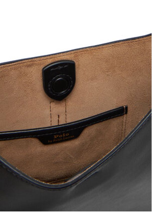 Polo Ralph Lauren Torebka 428944017001 Czarny. Kolor: czarny. Materiał: skórzane