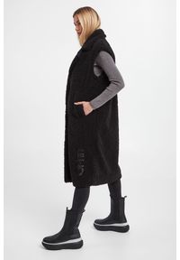 Liu Jo - Kamizelka LIU JO. Materiał: futro, syntetyk. Wzór: haft #5