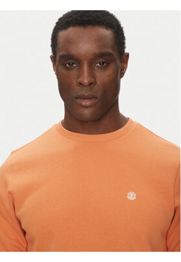 Element Bluza ELYFT00197 Pomarańczowy Regular Fit. Kolor: pomarańczowy. Materiał: bawełna