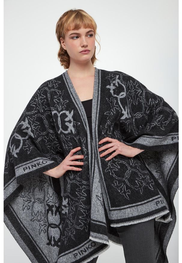 Pinko - Ponczo damskie wełniane Croazia PINKO. Materiał: wełna