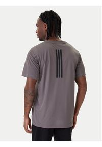 Adidas - adidas Koszulka techniczna D4T PrimeLift 3 Stripes KE9936 Szary Regular Fit. Kolor: szary. Materiał: syntetyk #3