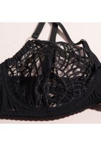 Intica - Komplet bielizny ze strapsami na romantyczne okazje Elizabeth. Kolor: czarny. Materiał: tkanina #10