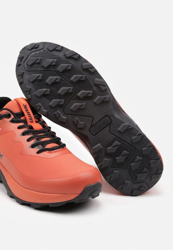 Born2be - Pomarańczowe Płaskie Buty Sportowe Sneakersy z Antypoślizgową Podeszwą Kladea. Okazja: na co dzień. Kolor: pomarańczowy. Materiał: jeans