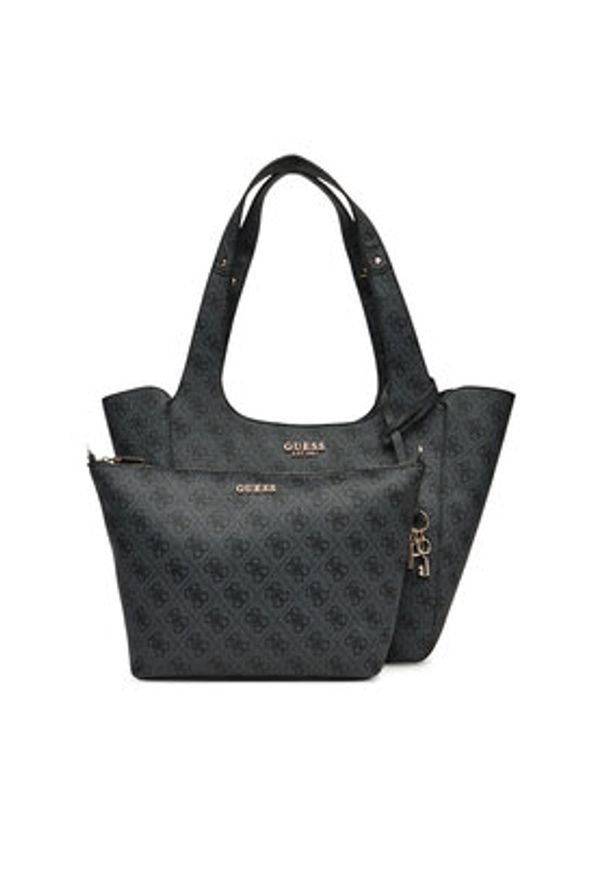 Guess Torebka Calista HWSG73 34220 Szary. Kolor: szary. Materiał: skórzane