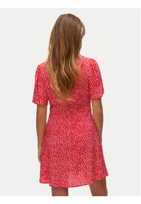 Vero Moda Sukienka letnia Alba 10292845 Czerwony Regular Fit. Kolor: czerwony. Materiał: wiskoza. Sezon: lato #5